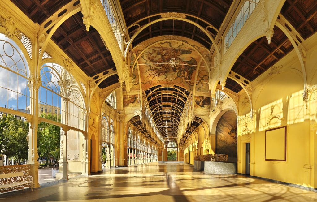 Mariánské Lázně Fig 01 Main colonnade Copyright Czechtourism Unesco free RELA-165-marianske_lazne